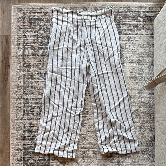 Dex Striped Ankle Pants - Black and White - Picture 2 of 2